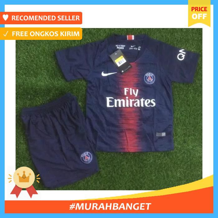 Jersey Bola - Jersey Baju Bola Anak / Kids Psg Home 2018/19 Grade Ori - Sepak Bola & Futsal