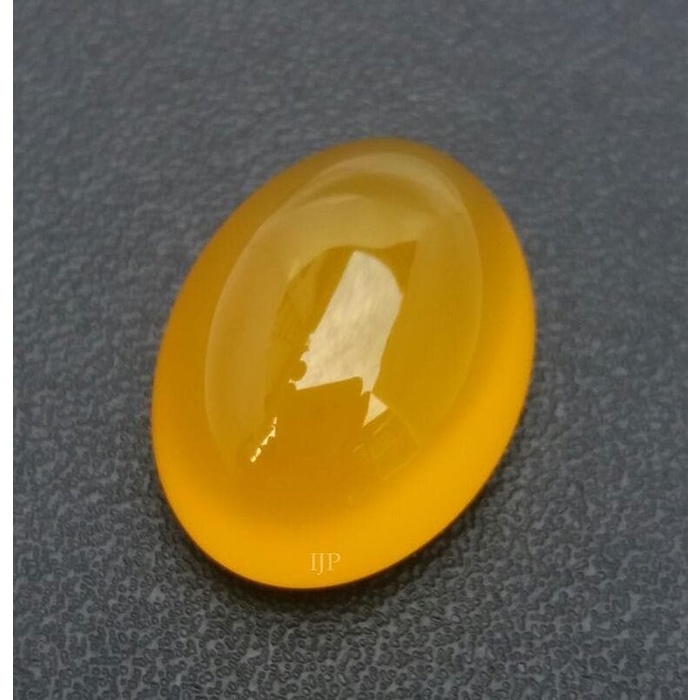 ENJNF0a ((1Pcs Harga Grosir)) Promo Natural Sunkish Chalcedony - Tanpa Ring, 18 X 13 X 8Mm Rg05G0