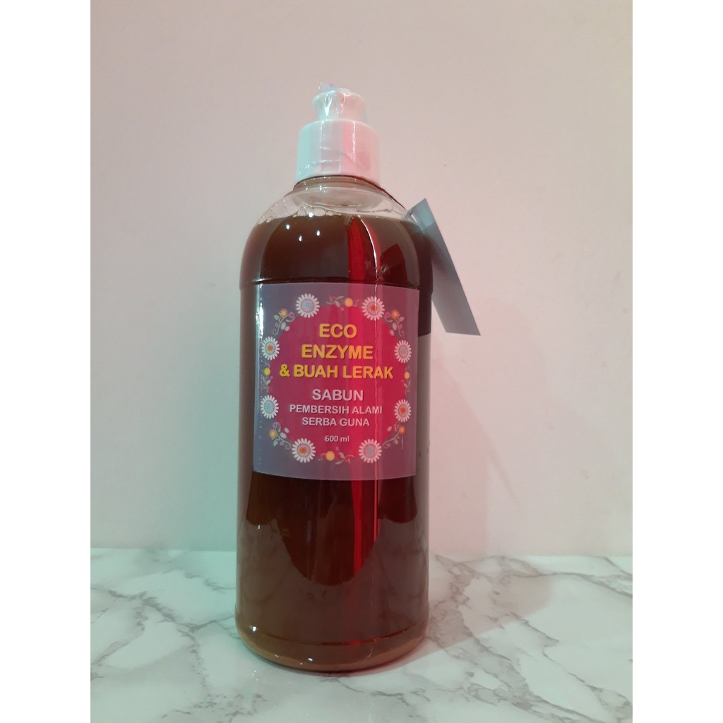 ECO  ENZYME & BUAH LERAK - SABUN PEMBERSIH ALAMI 600ML