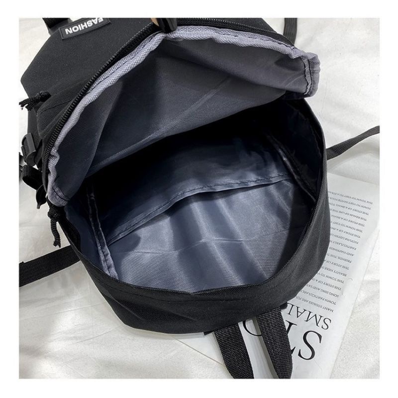 Tas Ransel Backpack Pria Wanita Fashion Bahan Kanvas