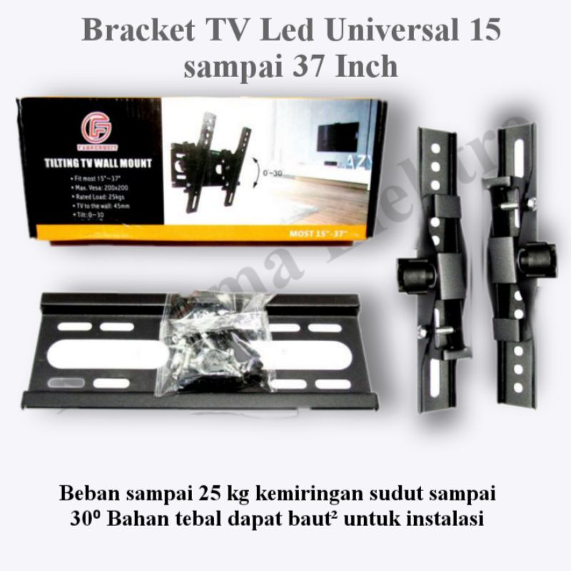 Braket tv led Bracket Tv Led 14 inch 15 inch 17 inch 9 inch 24 inch 32 inch