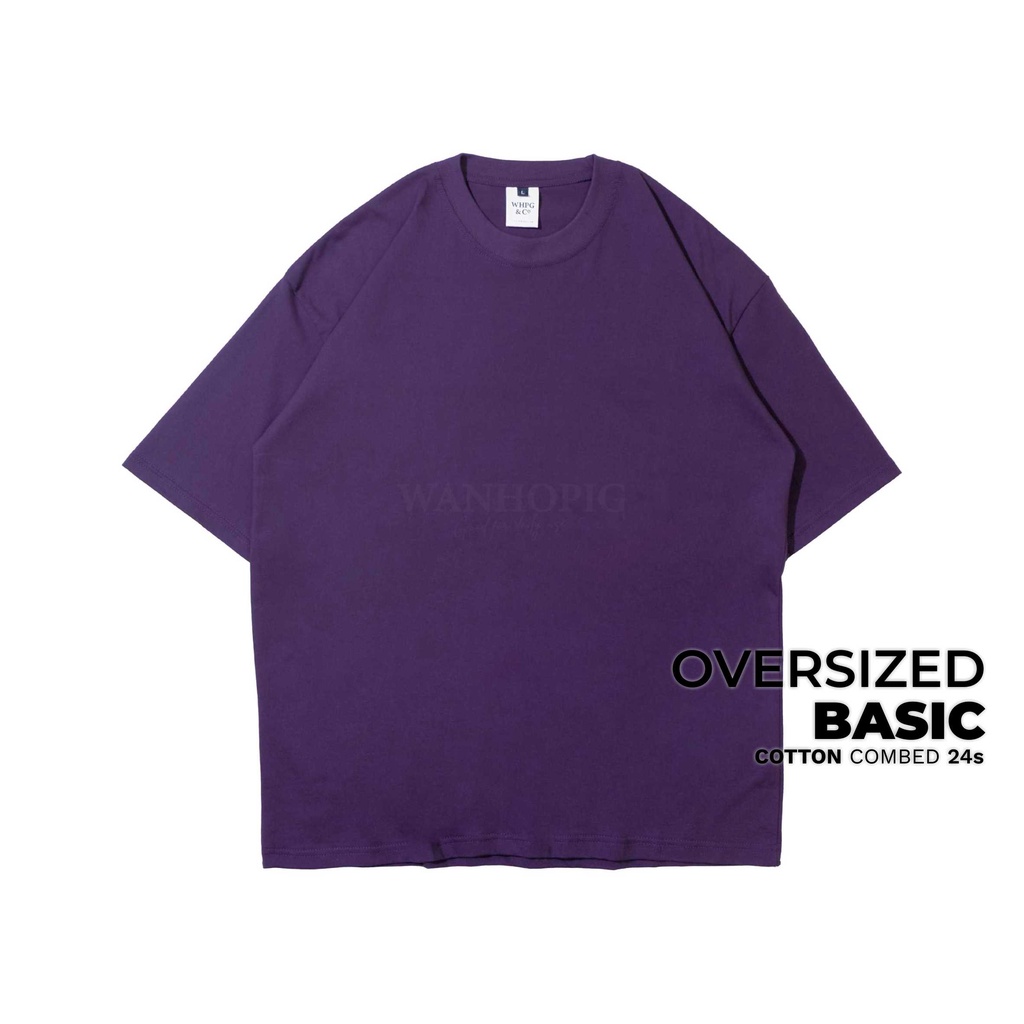 Jual Baju Kaos Polos Oversize Pria Wanita Big Size Jumbo Oversized T