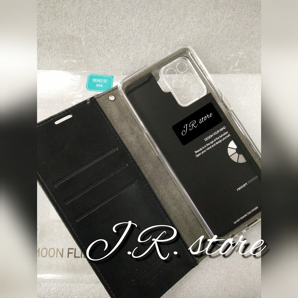 LEATHER Flip Case Premium OPPO RENO 5F