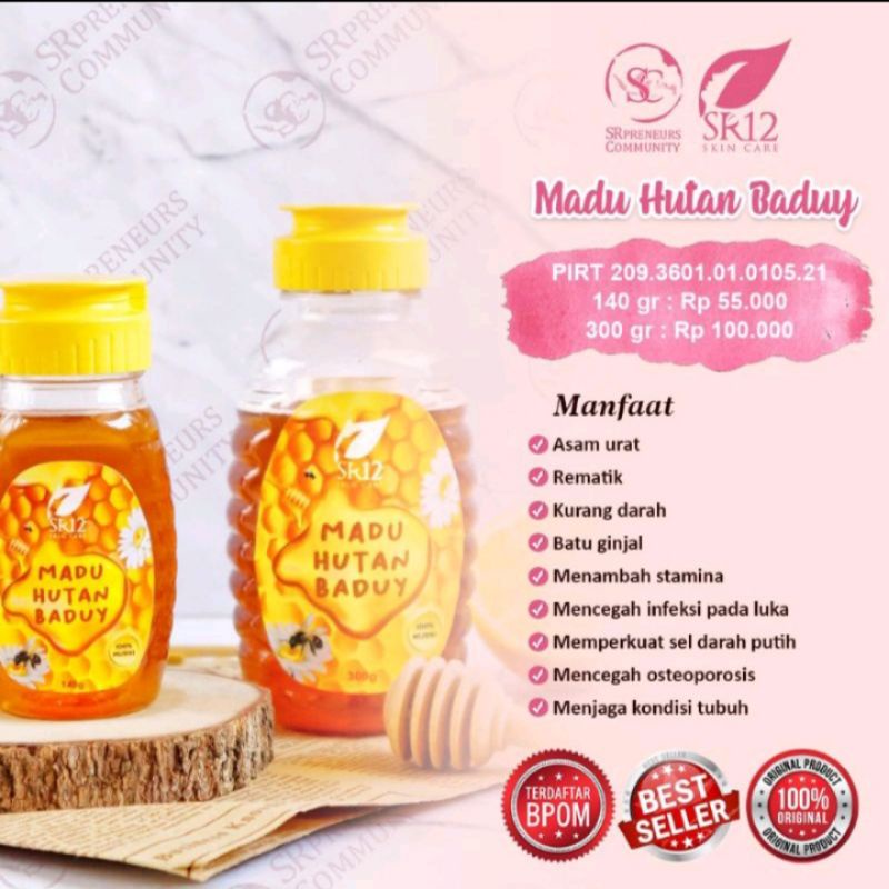 

Madu Hutan Baduy SR12 / Madu Murni (140gr)