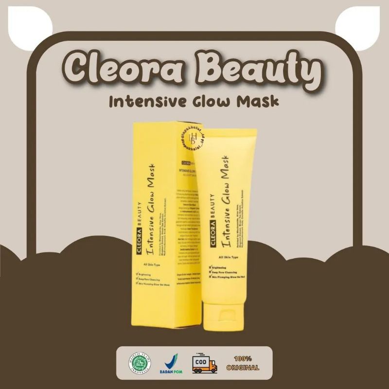 CLEORA INTENSIVE GLOW MASK (AGEN RESMI CLEORA)