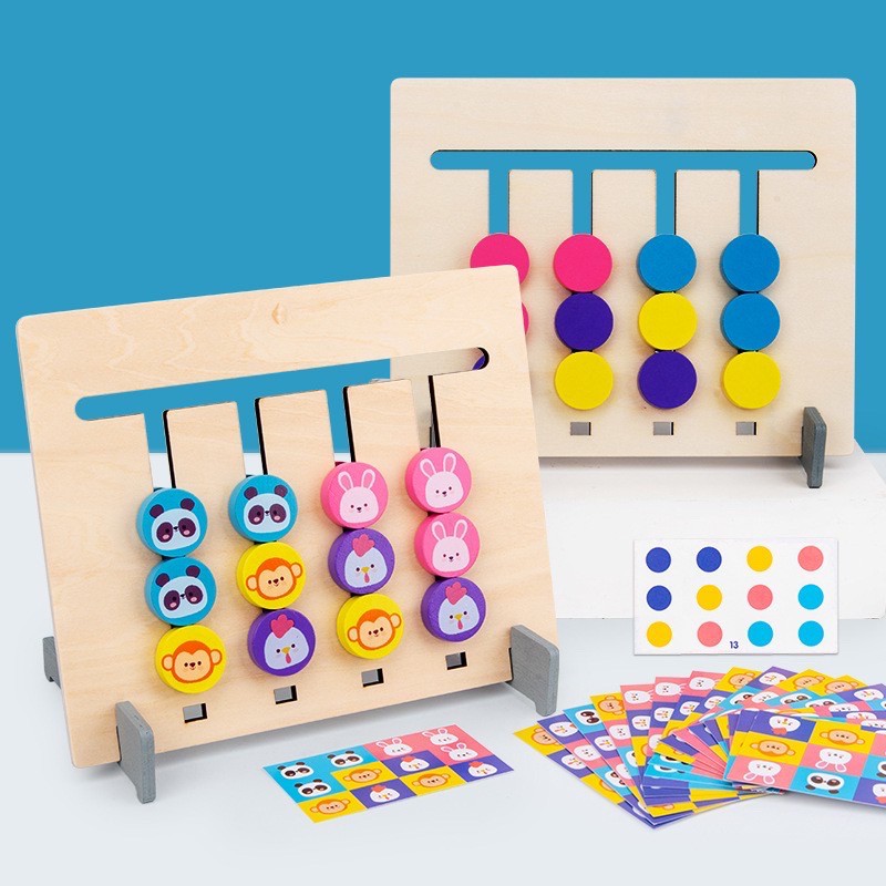 

papan cocok warna 4 bulat kecil