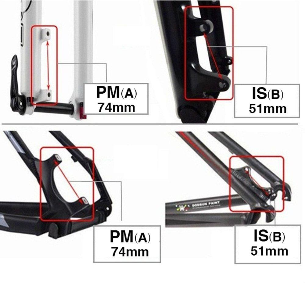 Lanfy Disc Brake 1pc Mount Adaptor Sepeda Gunung MTB Adapter Sepeda