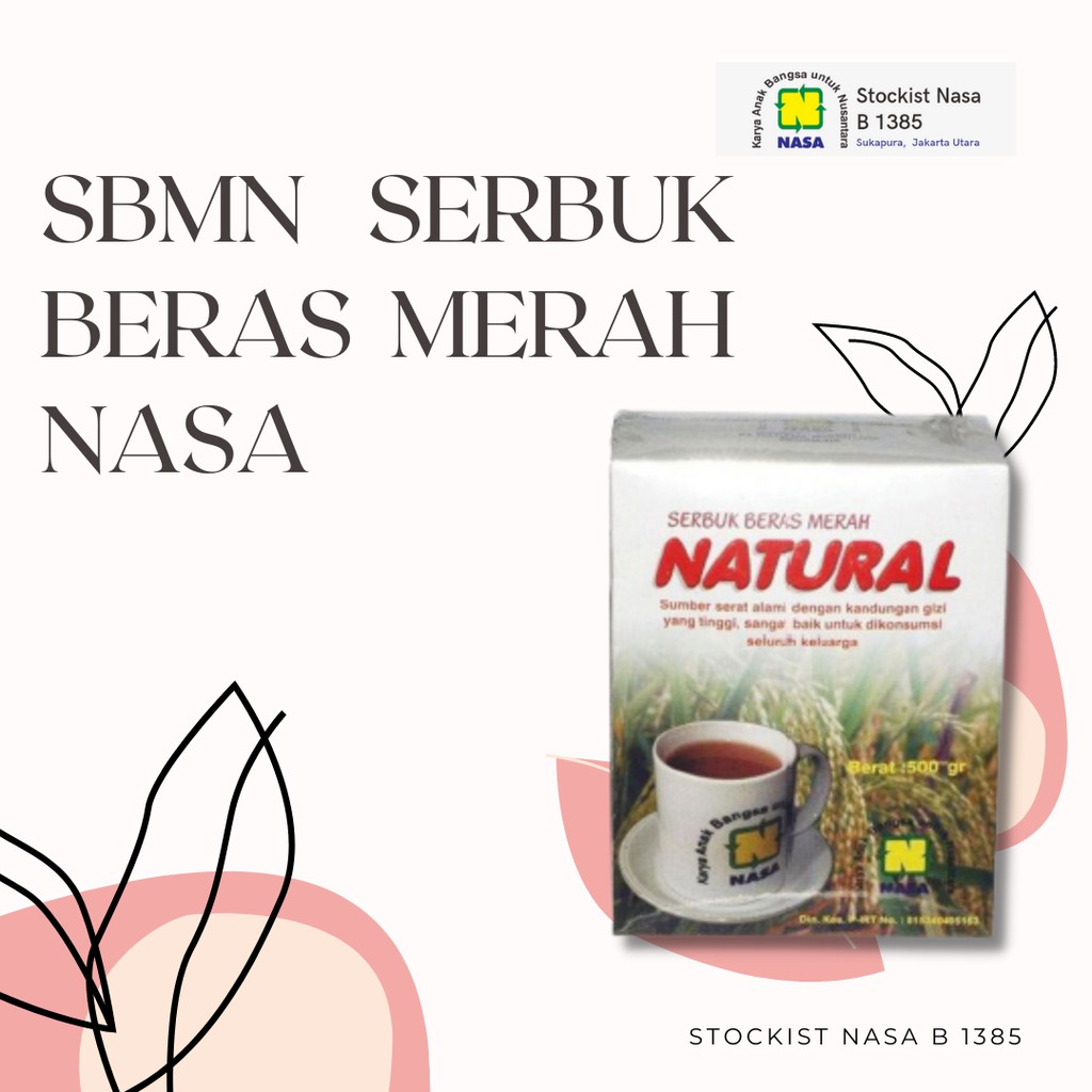 

Sbmn Nasa - Serbuk Beras Merah - Beras Merah - Bahan Pokok (netto 250 gr)