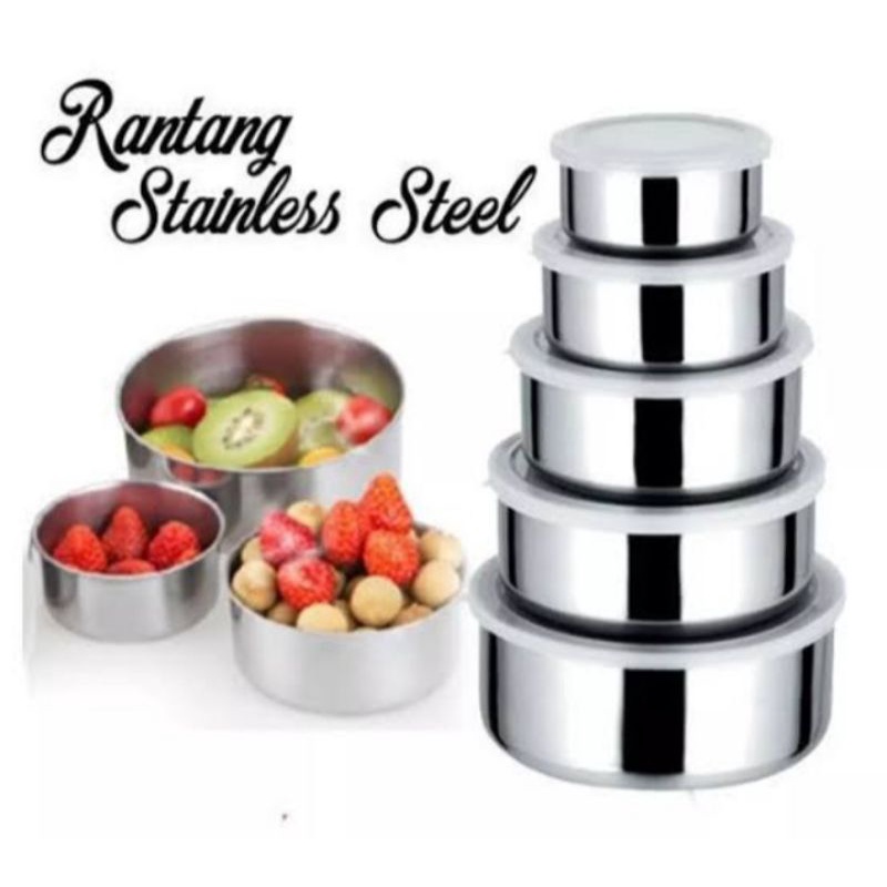 [BISA COD] RANTANG 5 SUSUN STAINLESS