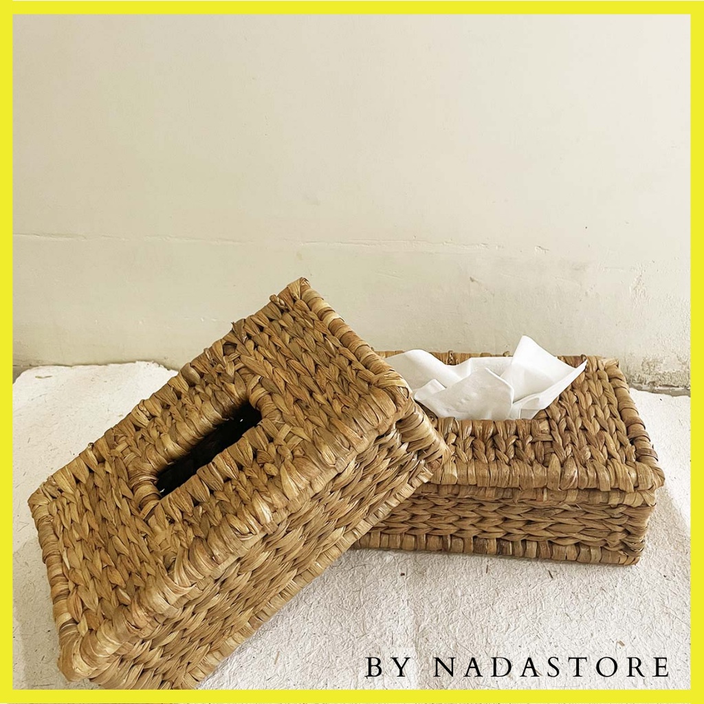 Tissue Box / Tisu Box / Tempat Tissue woven water hyacinth