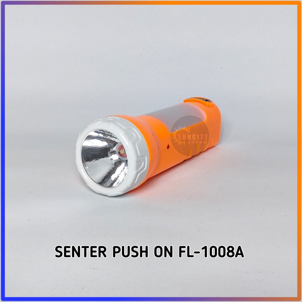 Push On FL-1008A Senter Tangan LED 0.5 Watt