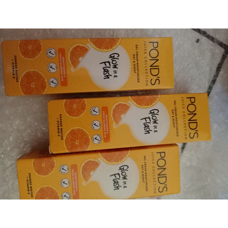 ponds gel cream moisturizer orange