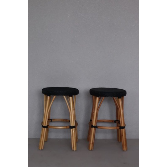 Jual Kursi Rotan Stool Chair Shopee Indonesia