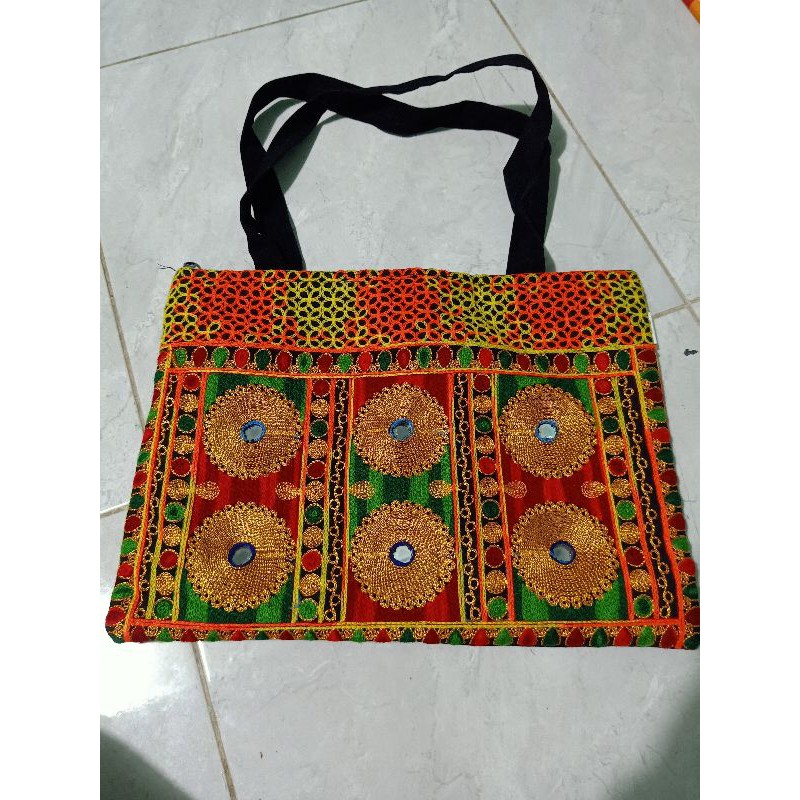 HARGA PAS Preloved Tas Tenteng from pakistan / Tote bag / Tas mukenah / Tas sajadah