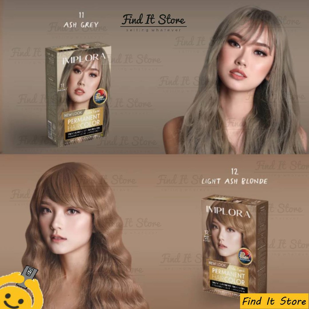 Implora Permanent Hair Color | Cat / Pewarna Rambut | BPOM