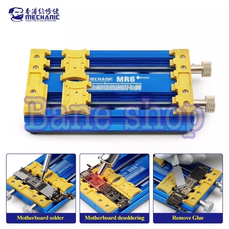 MAINBOARD PCB HOLDER MECHANIC MR6 PRO UNIVERSAL DOUBLE SHAFT