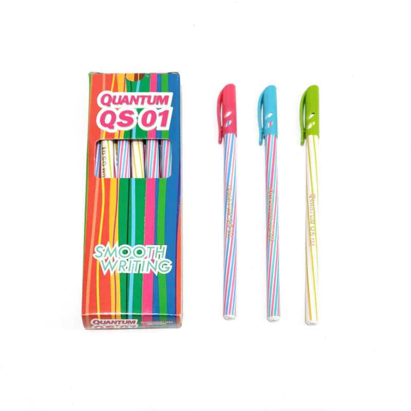 

1 LSN / 12 PCS Pena Pulpen Ballpen STANDARD QUANTUM SQ 01 SQ-01