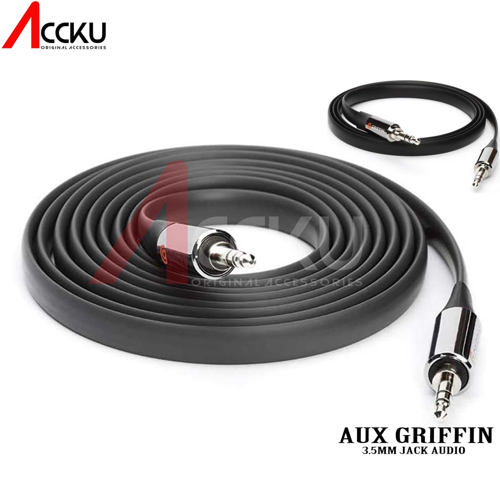 KABEL AUX MERK GRIFFIN 3.5 MM KABEL AUDIO JACK AUDIO