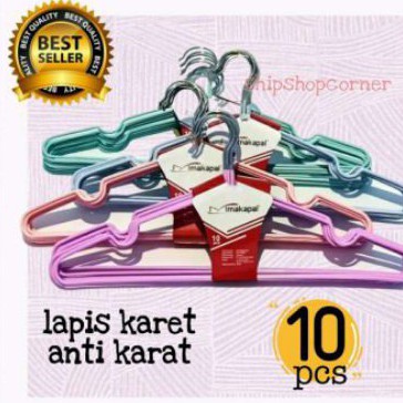 Gantungan Baju Dewasa / Hanger MAKAPAL isi 10pcs