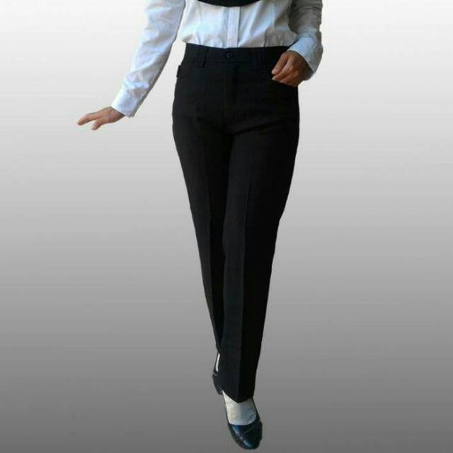 Celana bahan merek D'MOST/ celana kerja wanita / celana formal wanita