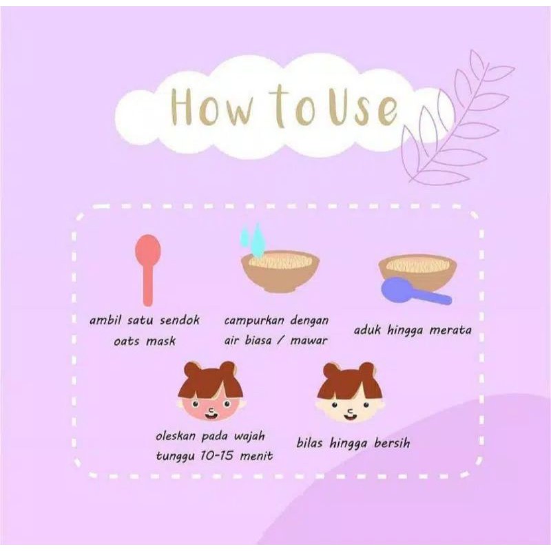 [DIST.MEDAN] OATS MASK BY PINKYPUPPIES 15 GRAM