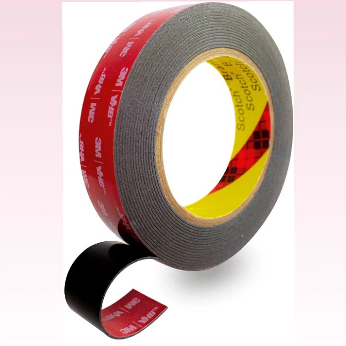 

Hadir 3M Heavy Duty Double Tape Vhb 5952 Black 1/2In 3M Trendi