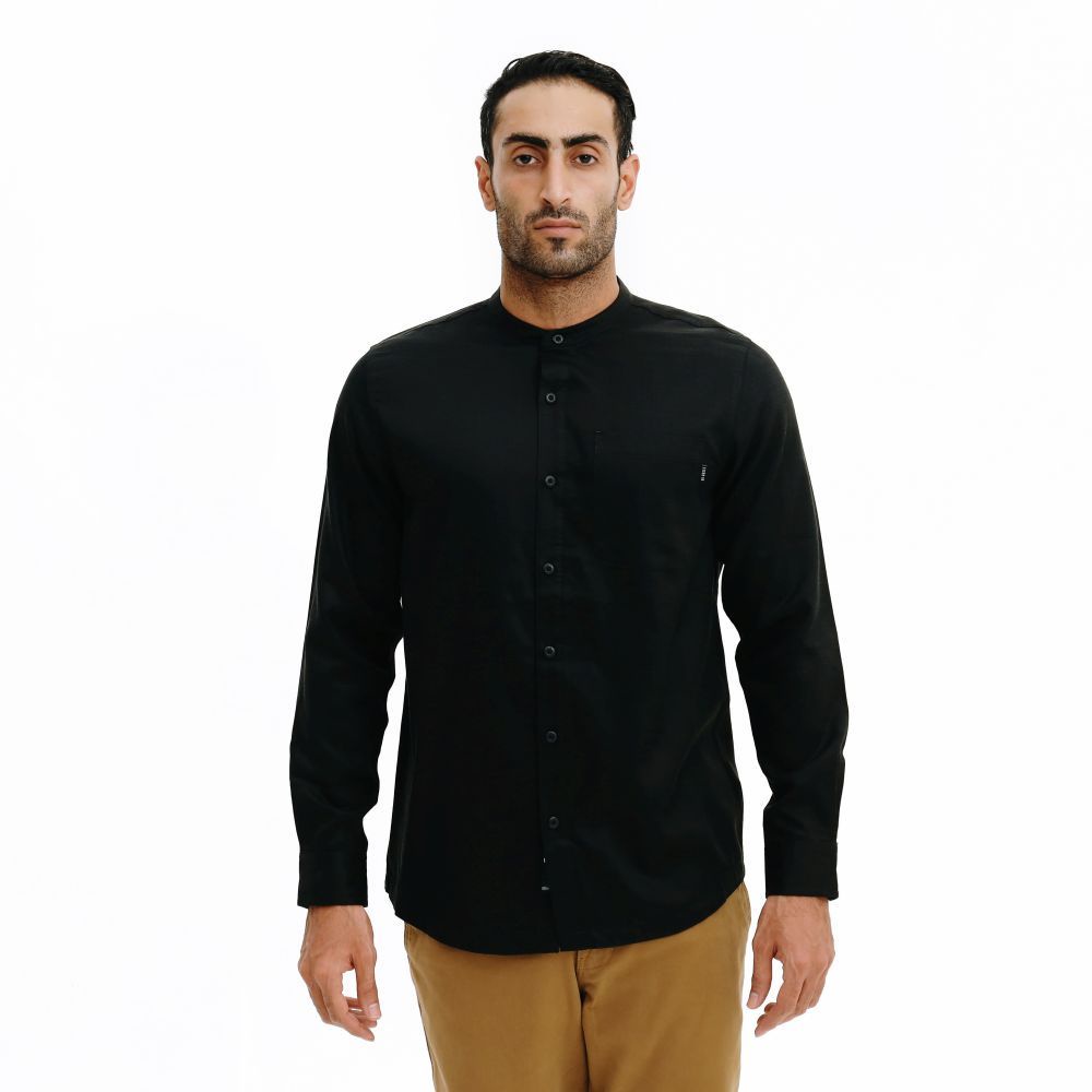 EIGER 1989 ORIGINAL KEMEJA PRIA LENGAN PANJANG TAKIAN SHIRT 2.0 - BLACK