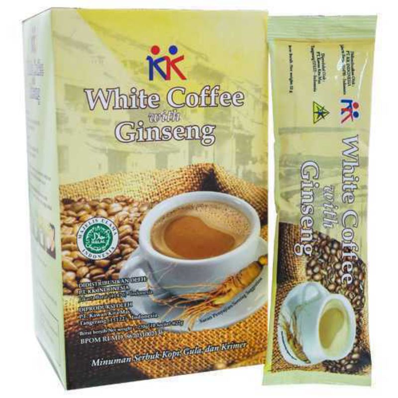 

White Coffee with Ginseng (Baik untuk kesuburan)