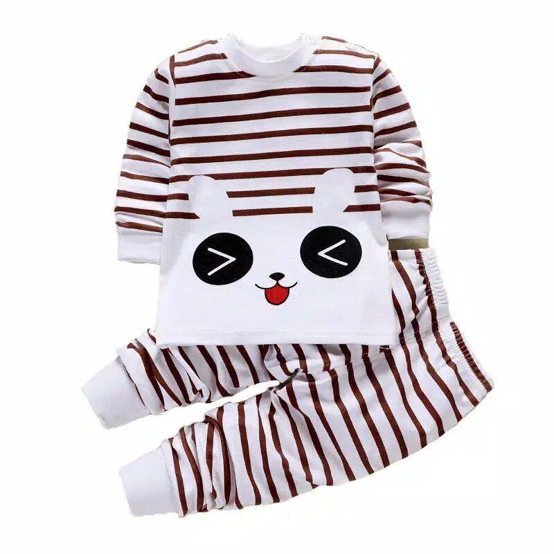 Goblin♛ PB012 COD Baju Jumper Anak Piyama Pakaian Romper Bayi Tidur FashionKami Goblin.id