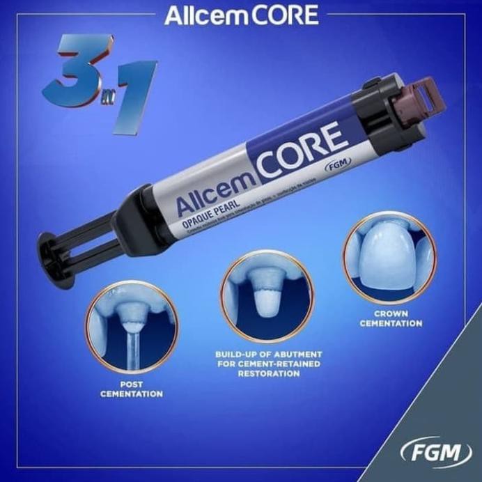 Jual DENTAL CEMENT CROWN DUAL CURED CORE BUILDUP COMPOSITE ALLLCEM