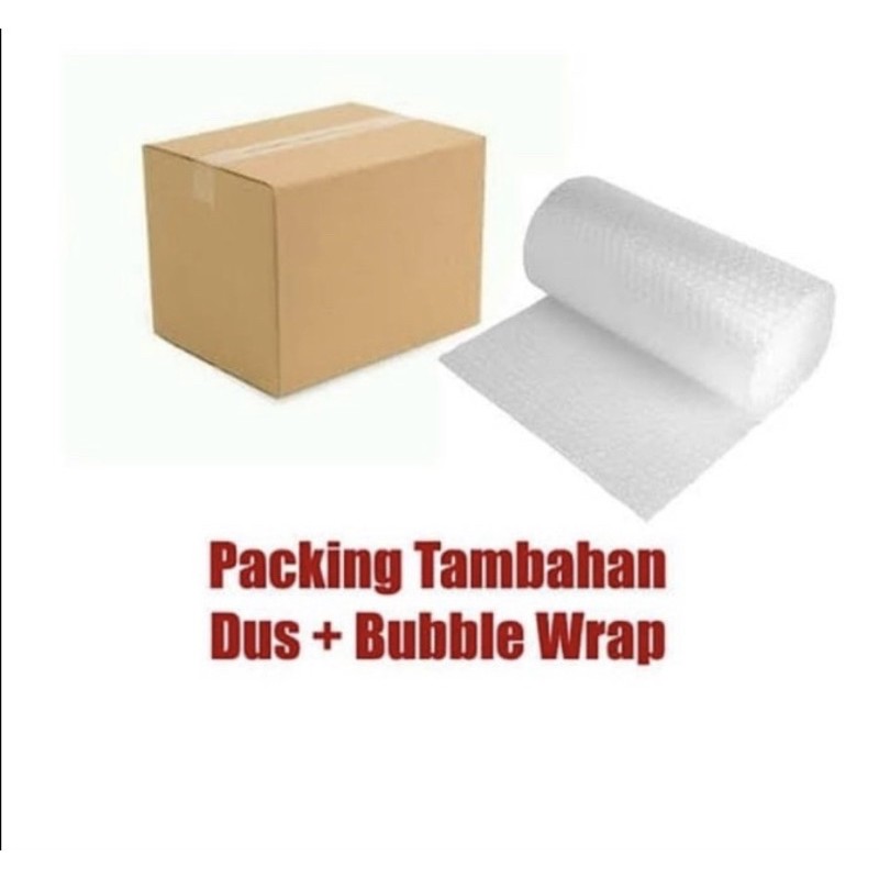 packing tambahan bubble wrap paket aman