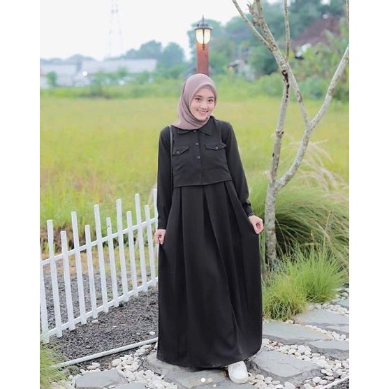 Aura Dress - Dress Wanita - Gamis Wanita - Gamis Kece