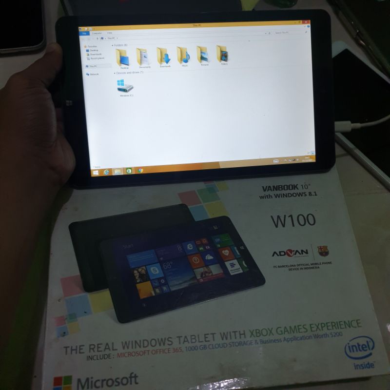 Advan Vanbook W100 Komputer Tablet Advan Vandroid normal siap pakai