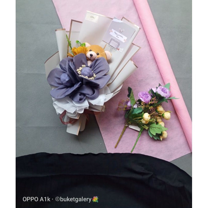 

buket hijab+boneka