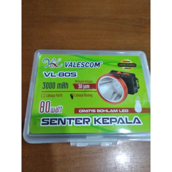 senter kepala 80watt