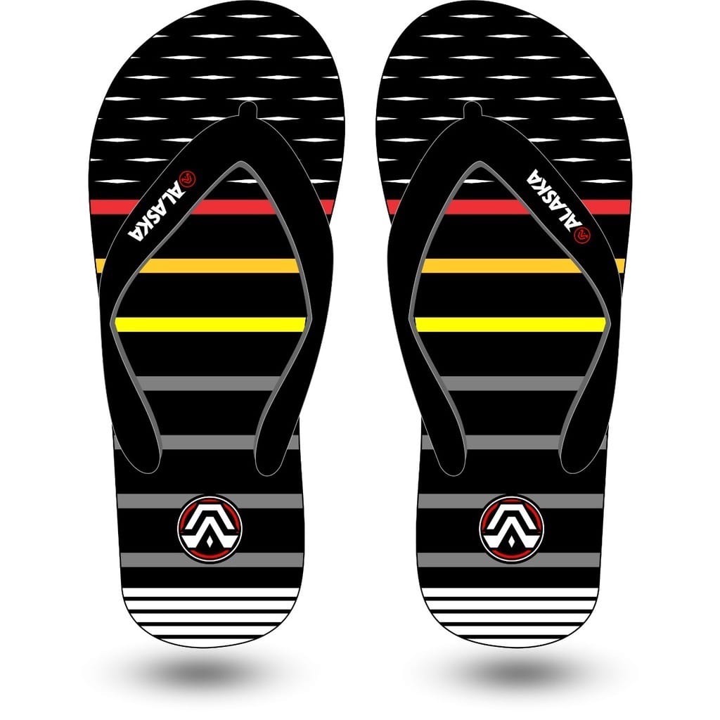 Flip Flop Sandal Pria Distro Terlaris Sendal Jepit Printing Merk ALASKA terbaru
