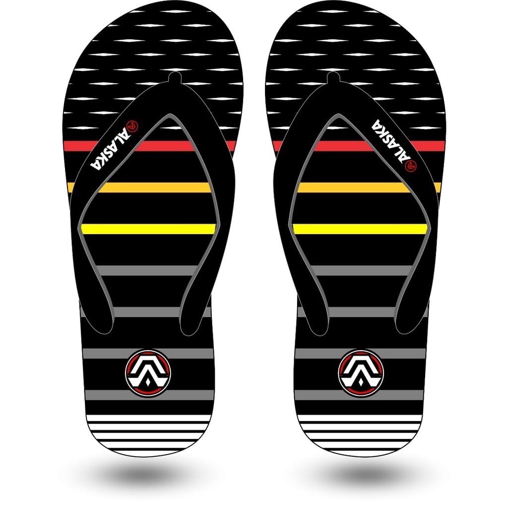 Flip Flop Sandal Pria Distro Terlaris Sendal Jepit Printing Merk ALASKA terbaru