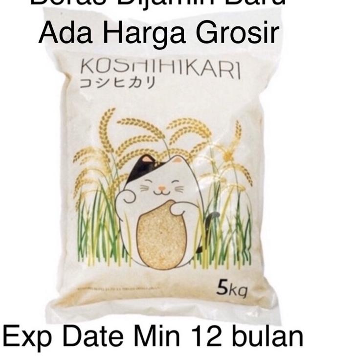 

New - Koshihikari Koshihikari 5kg 5kg Beras Jepang Japan rice japanese Rice 5 kg koshihikari 5kilo EXPIRED Japan