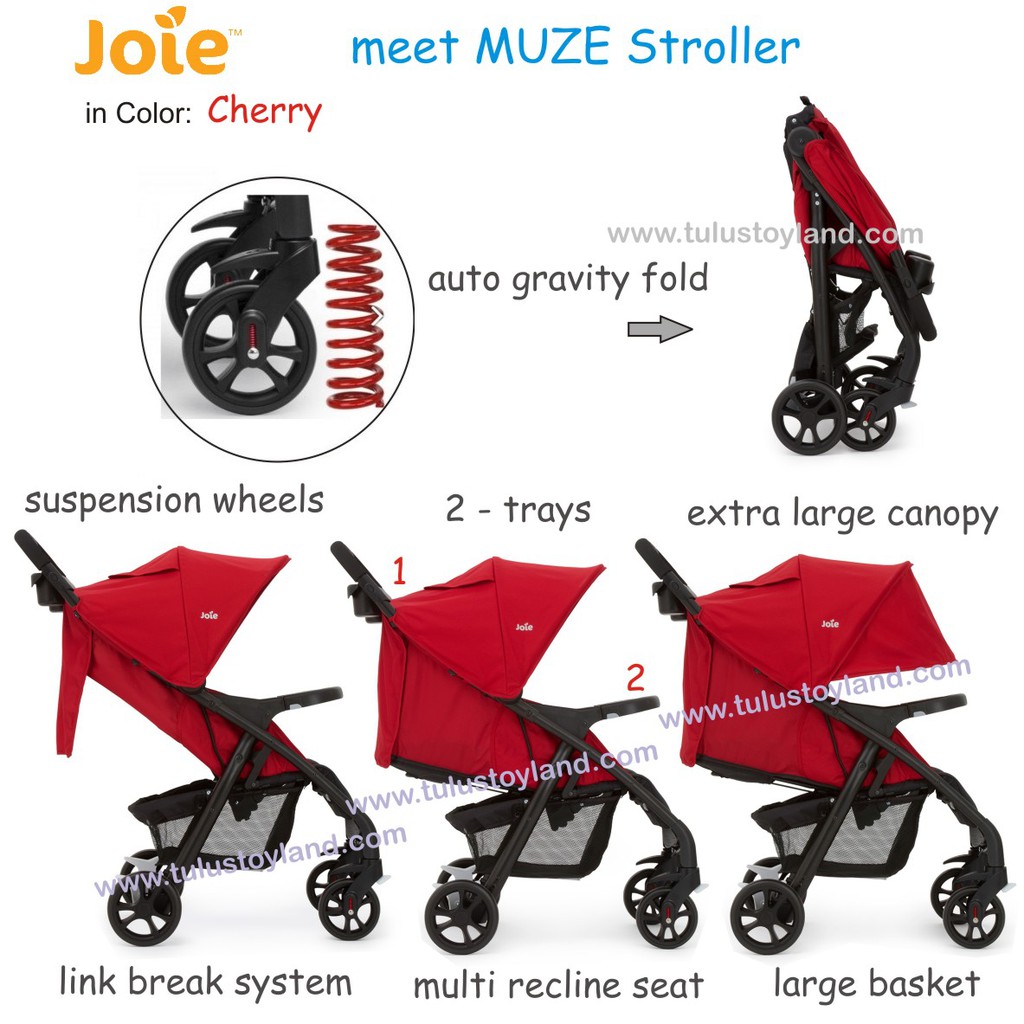 Joie Muze Travel System Stroller dan Car Seat Bayi