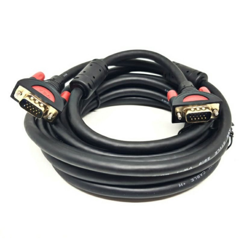 SKU-1075 KABEL VGA 25M 3+9 SUPER HIGH QUALITY GOLD PLATED 25 METER