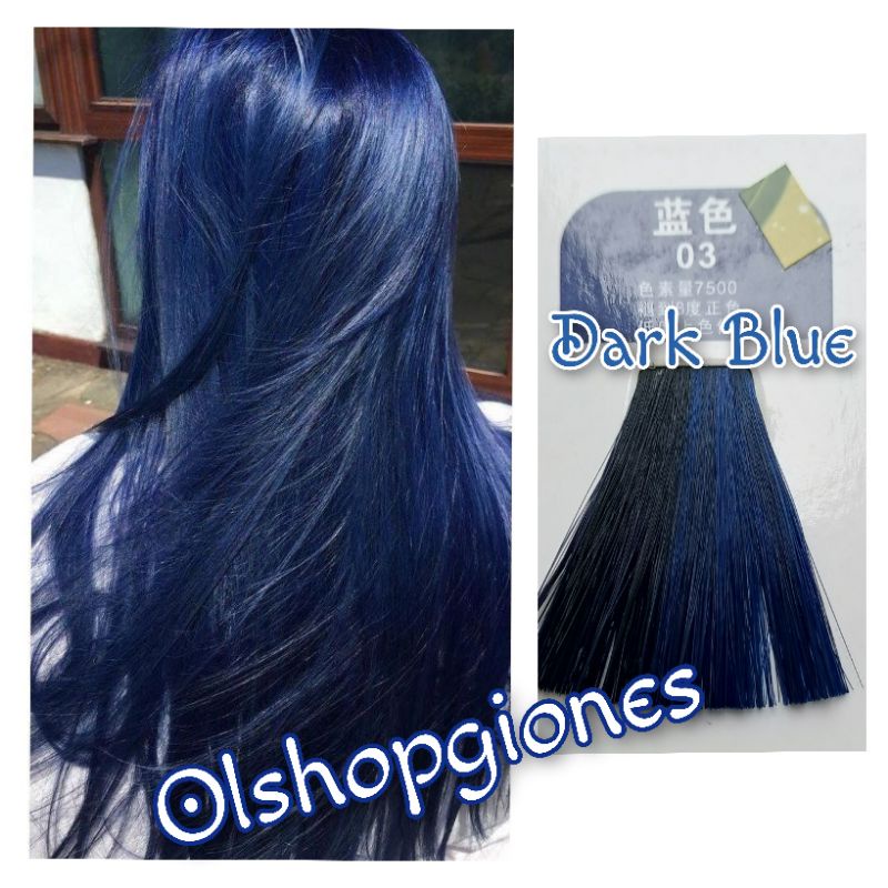 WEIDERON WATER INTENSE COLOUR Korea Dark Blue Biru Shampoo Purple Silver Keratin Hair Manicure