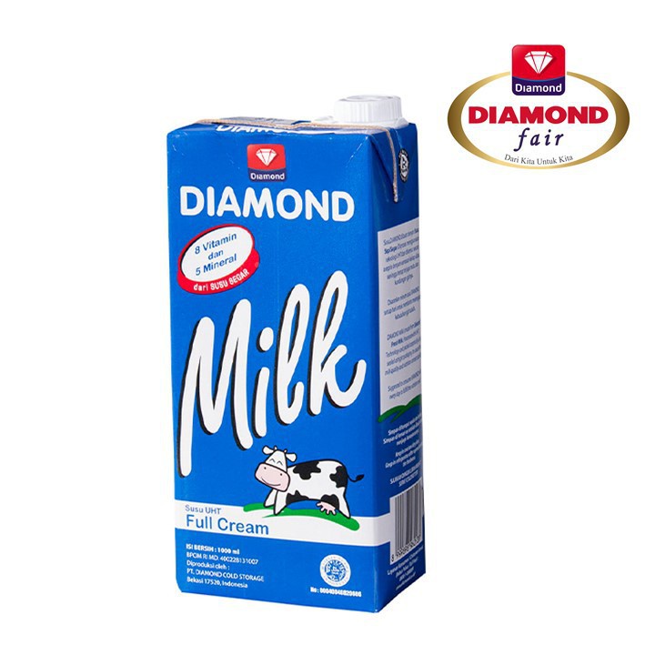 Diamond Milk Uht Full Cream 1liter