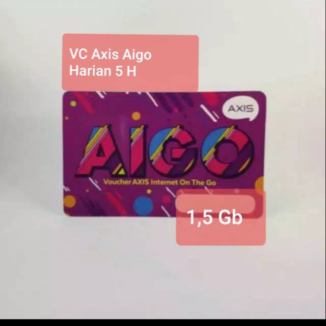 Voucher Axis 1,5 Gb