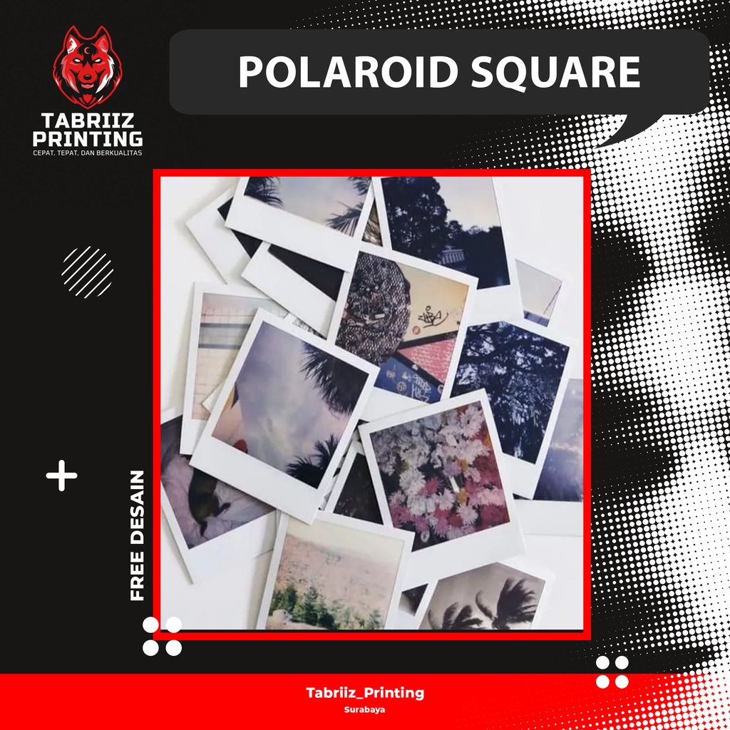 

[TABRIIZ PRINTING] Cetak Polaroid Square Murah Paket isi 24pcs