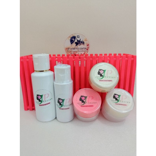 PAKET NORMAL WHITENING NEW PEARL COLLAGEN ISI 5 PICIS PEMUTIH WAJAH MUTIARA KEMASAN BARU IP SKINCARE