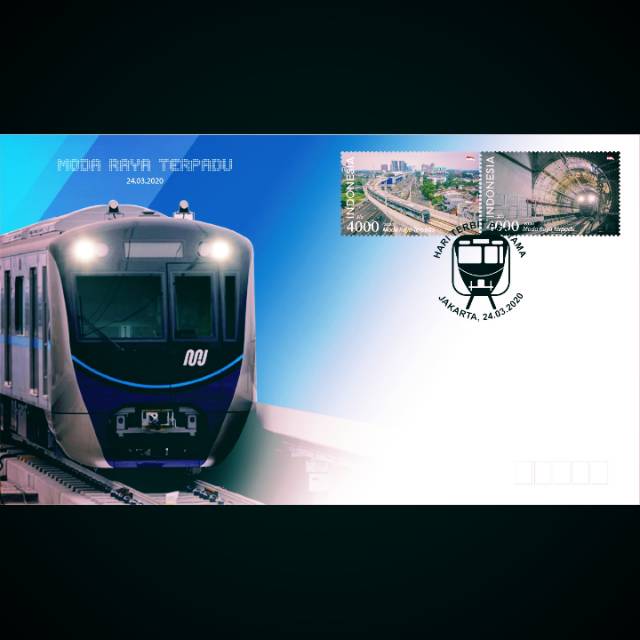 

SHP Perangko Indonesia Serie MRT 2020
