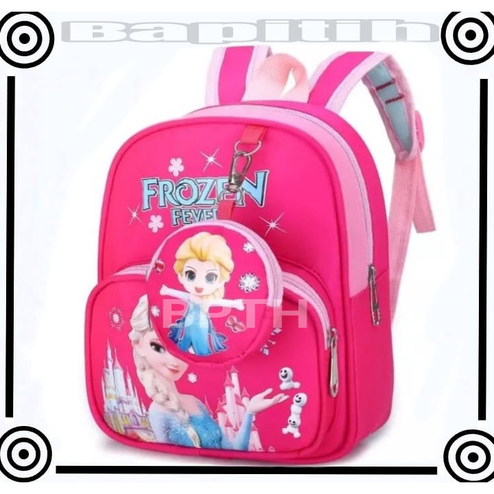 BPT FROZEN - Tas Sekolah Anak Perempuan / Tas Ransel Anak / Tas Punggung