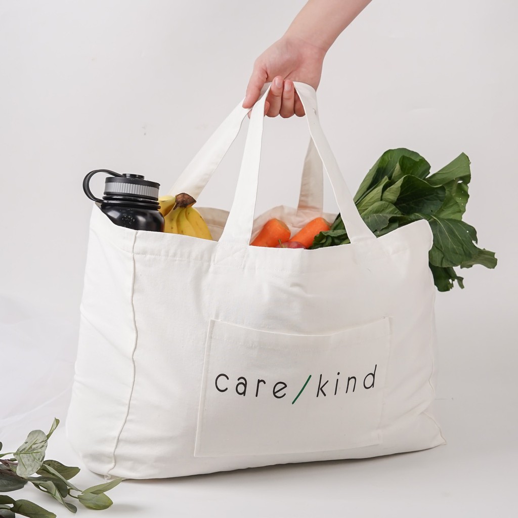 Tas Belanja Ramah Lingkungan - Eco Friendly Shopping Bahan Katun Grocery Bag