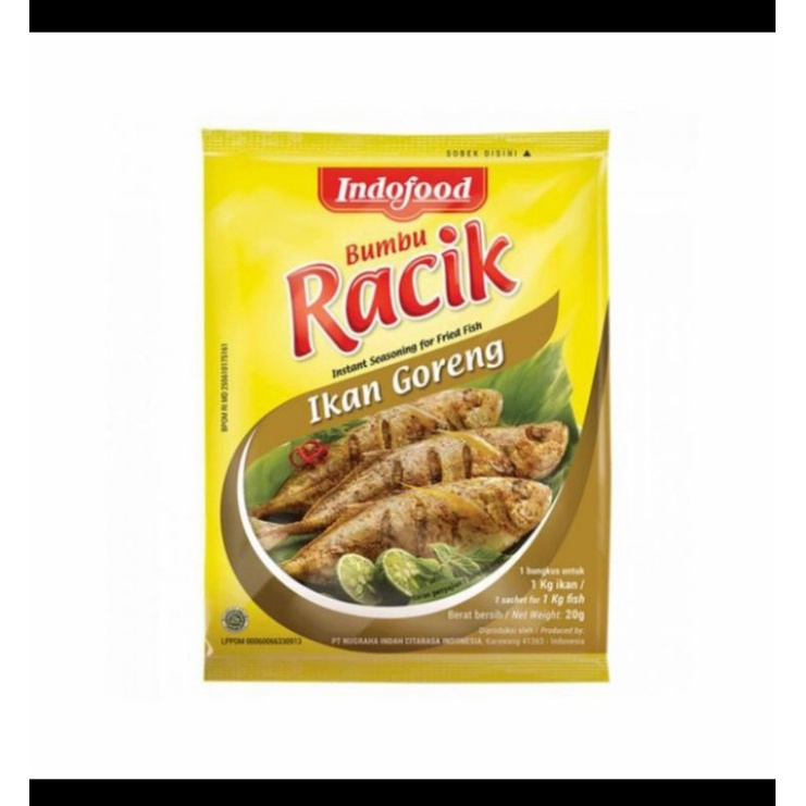 

Bumbu racik ikan goreng indofood kemasan 20gr