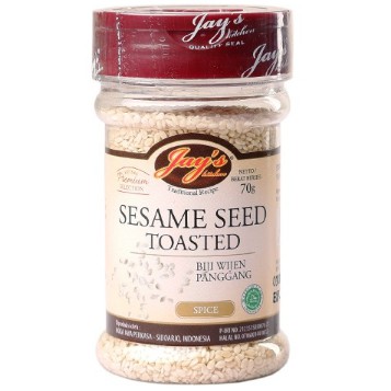 

JAY'S SESAME SEED TOASTED BIJI WIJEN PANGGANG 70 GRAM JAYS